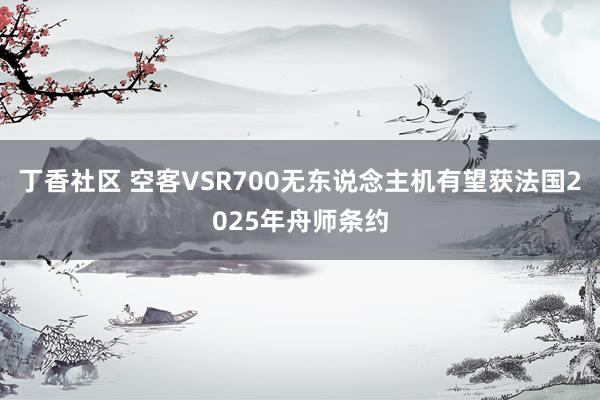 丁香社区 空客VSR700无东说念主机有望获法国2025年舟师条约