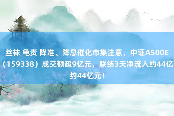 丝袜 龟责 降准、降息催化市集注意，中证A500ETF（159338）成交额超9亿元，联结3天净流入约44亿元！