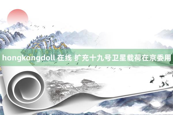 hongkongdoll 在线 扩充十九号卫星载荷在京委用