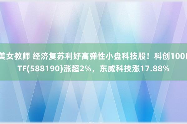 美女教师 经济复苏利好高弹性小盘科技股！科创100ETF(588190)涨超2%，东威科技涨17.88%