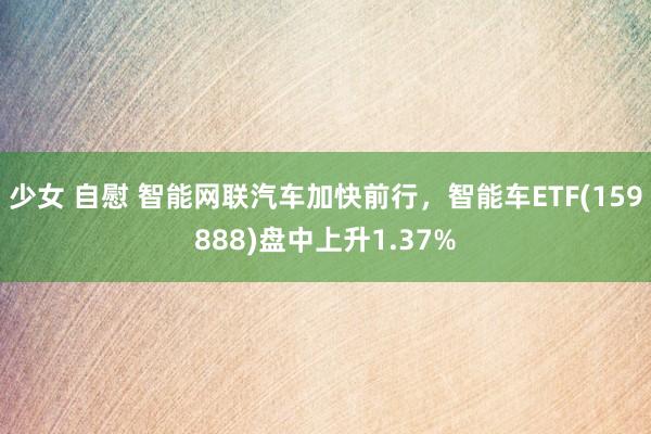 少女 自慰 智能网联汽车加快前行，智能车ETF(159888)盘中上升1.37%