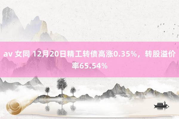 av 女同 12月20日精工转债高涨0.35%，转股溢价率65.54%